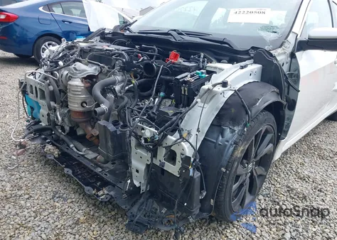 2020 Honda Civic Sport из США, поврежденный, VIN 19XFC2F80LE027799